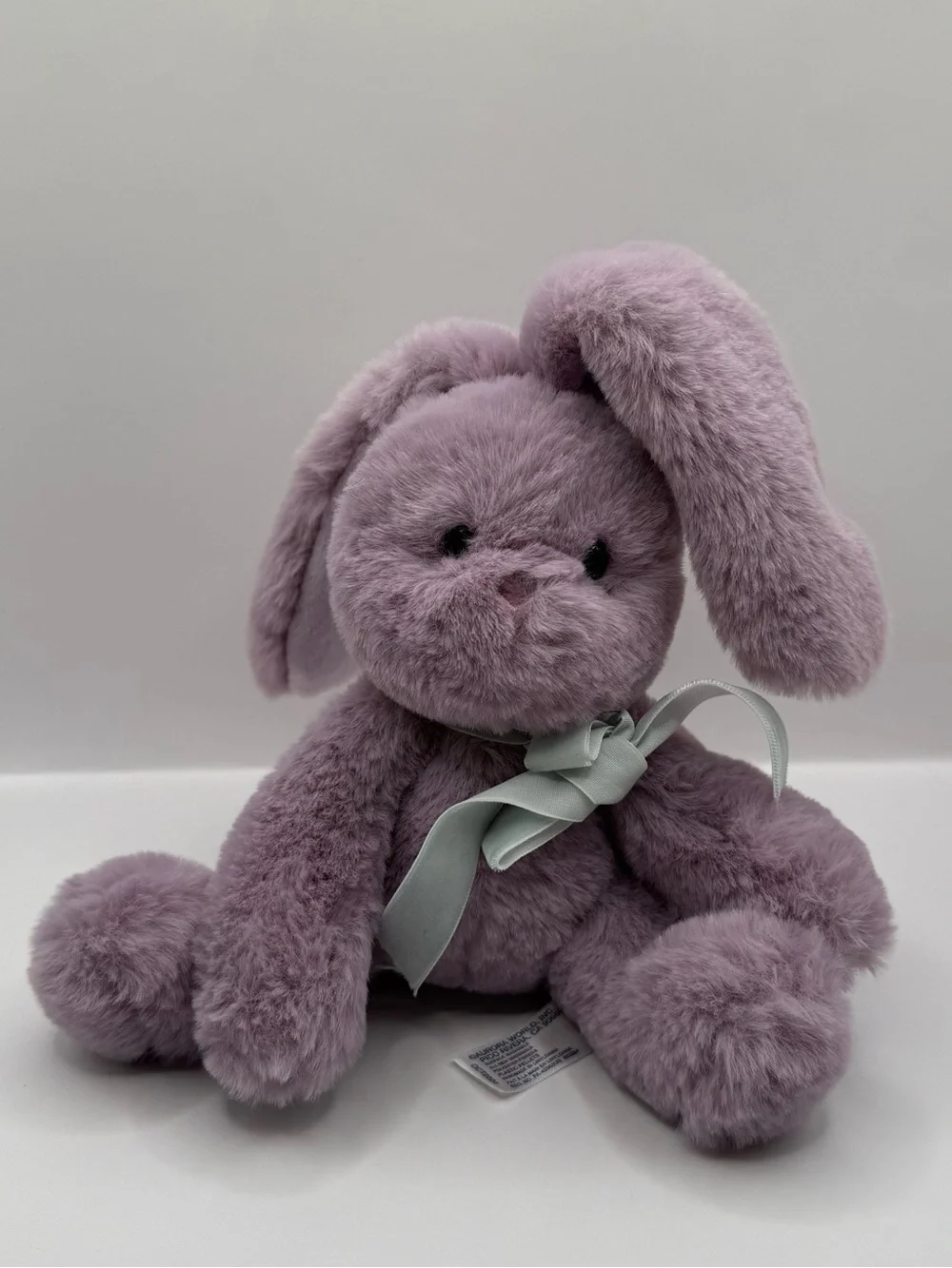 Aurora Luxe Lilac Cottontails Bunny Plush Stuffed Animal
